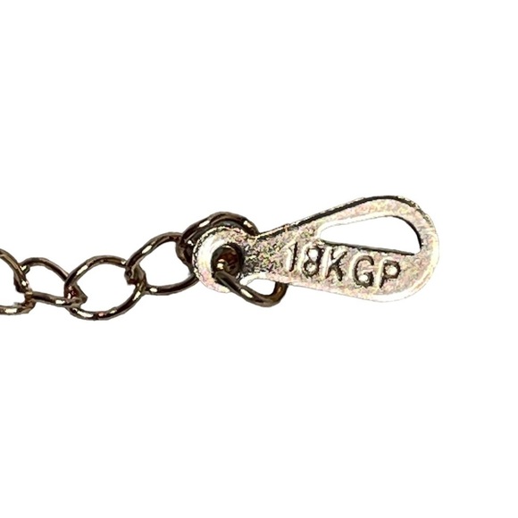 Butterfly necklace and earring set 18k gold plated NWOT - Picture 4 of 7